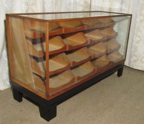 Vintage Art Deco Haberdashery Shop Counter, Shop Display