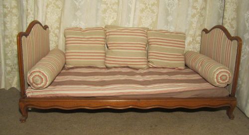 fig 1. Charming 19th Century French Upholstered Day Bed
