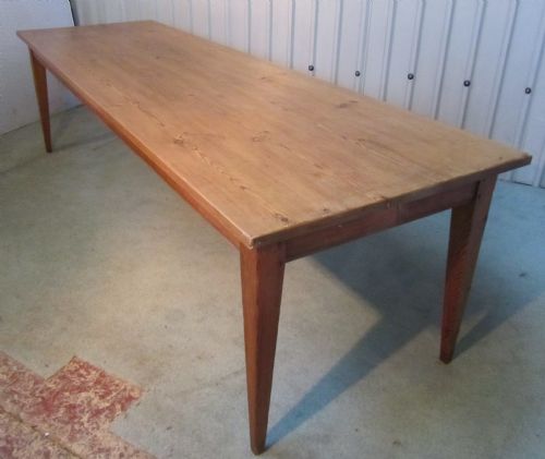 fig 1. Large Victorian Pine Table