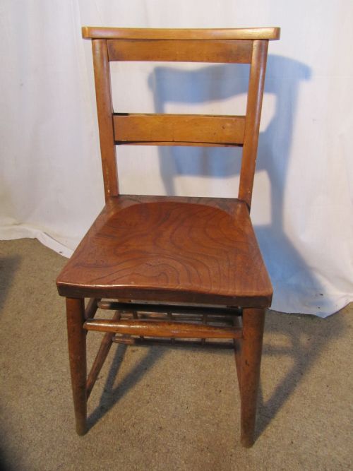 Any Number of Victorian Beech & Elm Chapel Chairs