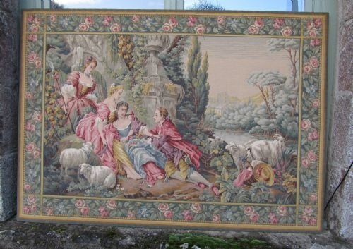 This Is a Superb Large French 19th Century Wall Tapestry