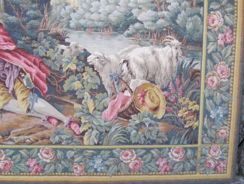 fig 2. This is a superb large French 19th Century Wall Tapestry