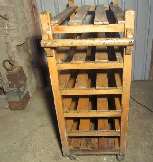 fig 1. A Rustic French 6 Tier Bakers Stand for Bread and Cakes