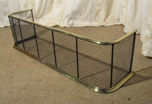 A Large Victorian Nursery Fire Guard or Club Fender