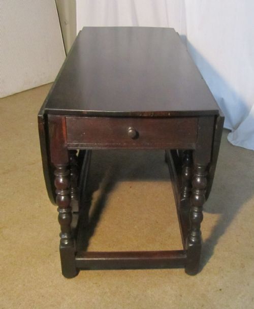 Large Georgian Oak Wake Table.