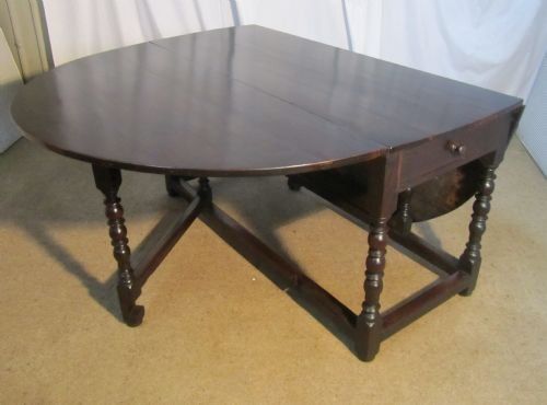 fig 1. Large Georgian Oak Wake Table.