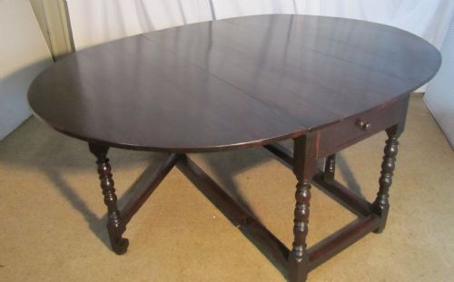fig 2. Large Georgian Oak Wake Table.