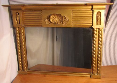 Original Georgian Gilt Mirror or Over Mantle