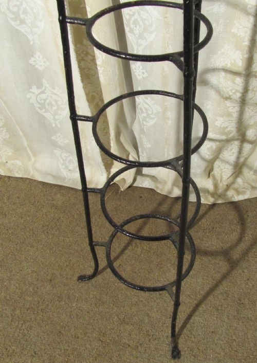 fig 1. Large 19th Century Iron Pot Stand, Farmhouse Kitchen