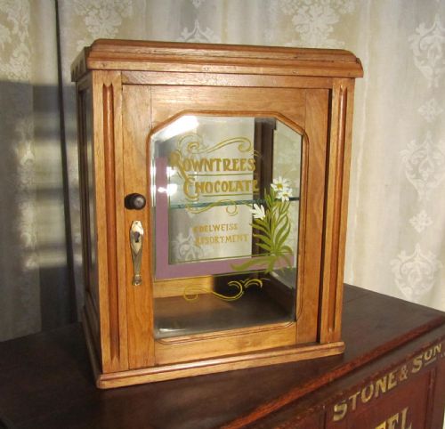 fig 1. Rowntrees Glazed Sweet Shop Display Cabinet Shop Display