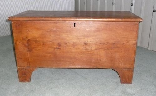 A Georgian 5 Plank Elm Coffer