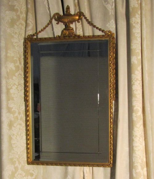 Carved Regency Style Gilt Wall Mirror
