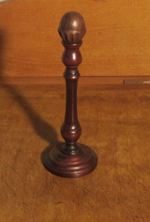 Pretty French Turned Wooden Hat Stand, Shop Display
