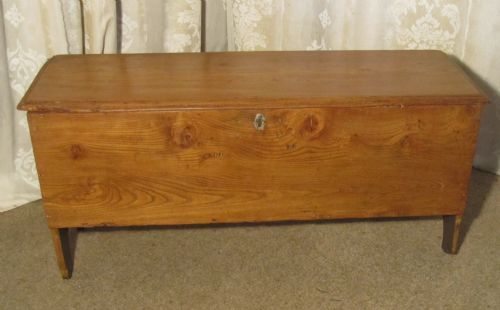 A Georgian 5 Plank Elm Coffer