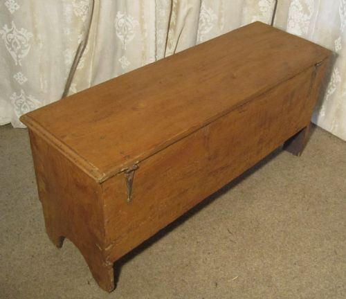 fig 1. A Georgian 5 Plank Elm Coffer