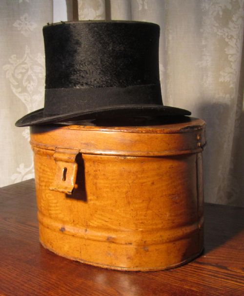A Small English Mole Skin Top Hat