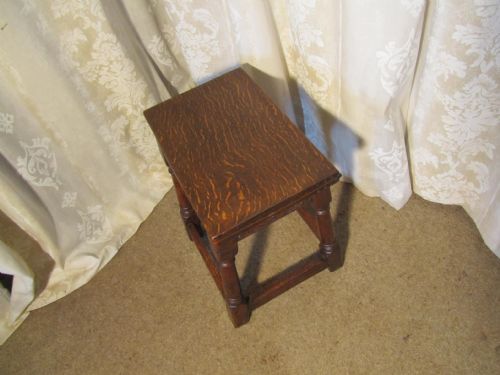 An Oak Joint Coffin Stool, Coffee Table