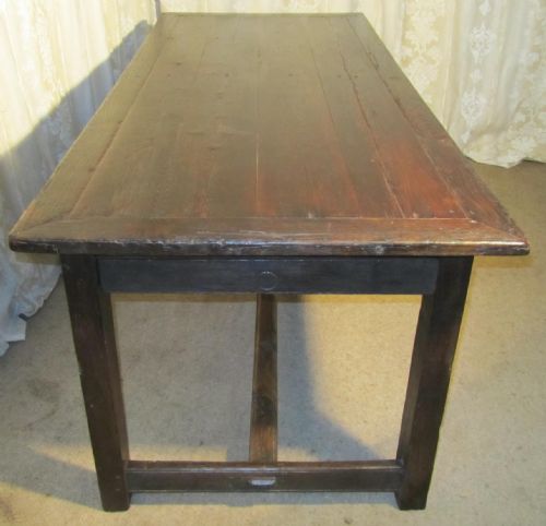 fig 1. Large Old French Rustic Farmhouse Table
