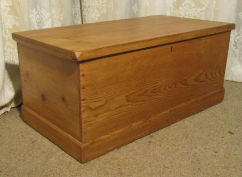 Victorian Pine Blanket Box or Coffee Table