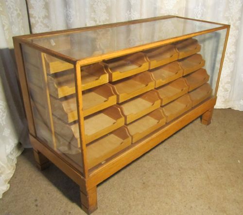 Art Deco Haberdashery Shop Counter, Shop Display