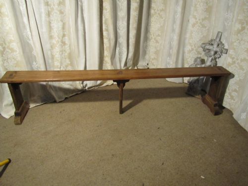 fig 1. A Rustic French Pine Farmhouse Child’s Bench