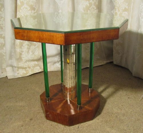 Odeon Style Art Deco Mirrored Coffee Table