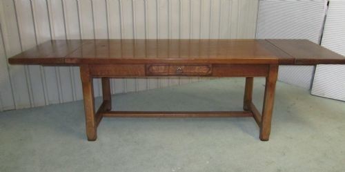 Large French Extending Oak Dining Table