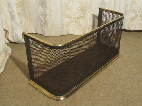 Georgian Brass and Iron Club Fender or Nursery Guard