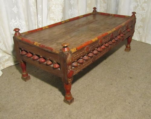 A North African Low Table, Painted Coffee Table