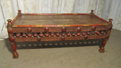 fig 1. A North African Low Table, Painted Coffee Table