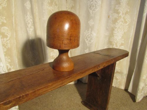 fig 1. Vintage 19th Century Hat Block Stand, shop display