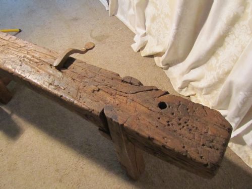 fig 1. French Country Work Bench or Quirky Coffee Table