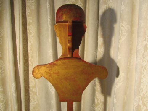 An Art Deco Painted Wooden Shop Display Mannequin