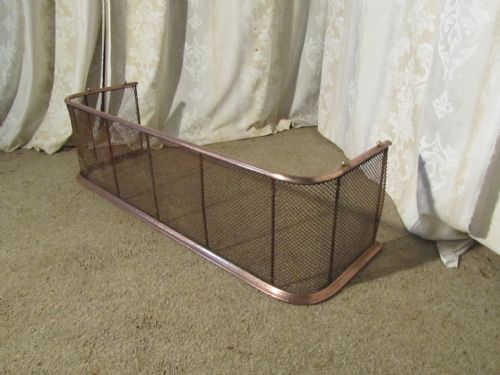 A Victorian Copper and Brass Club Fender