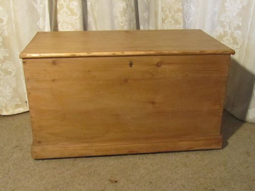 Victorian Pine Coffer, Blanket Box or Coffee Table