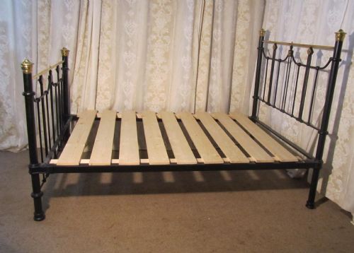 Victorian Brass and Iron Double Bed