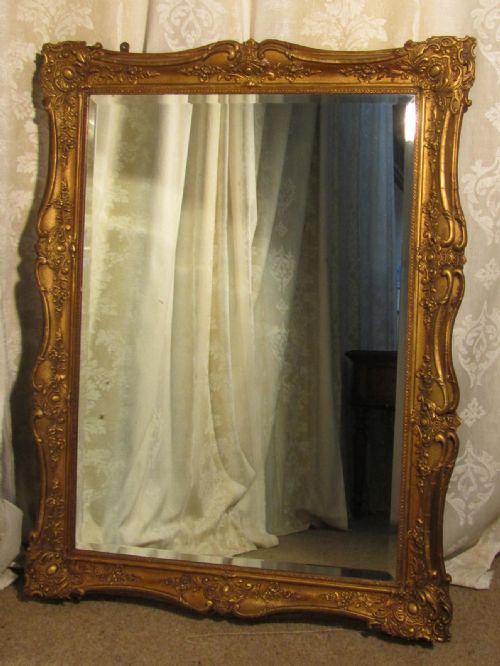 fig 1. Large 19th Century Gilt Wall Mirror