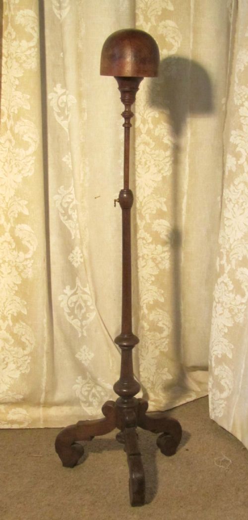 19th Century Tall French Hat, Wig Stand, Shop Display