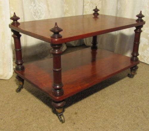 fig 1. Victorian Mahogany Étagère, Canterbury, Coffee Table