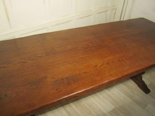 fig 1. A 19th Century French Oak Refectory Table