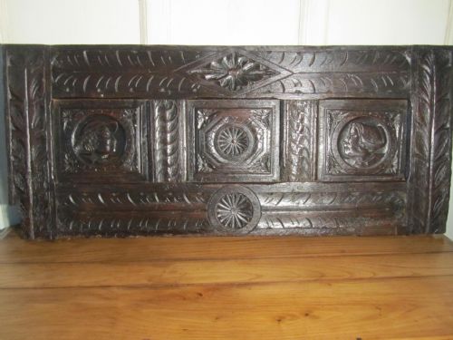 A Pair of Superbly Carved 17th Century Oak Panels