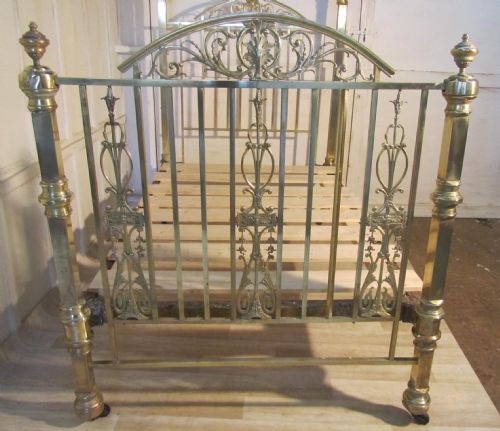 fig 2. Spectacular Victorian Brass Small Double Bed