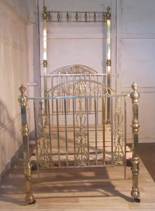 fig 3. Spectacular Victorian Brass Small Double Bed
