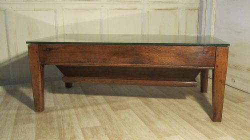 fig 2. Original French Farmhouse Dough Bin, Quirky Coffee Table