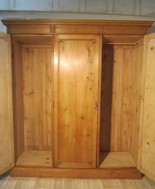 fig 2. Victorian Pine Arts & Crafts Wardrobe Compactum