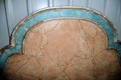 fig 3. 5FT Maples Art Deco Bed Headboard and Bedside Cupboards
