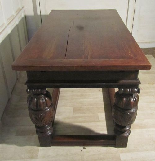fig 1. An Elizabethan Oak Dining Table