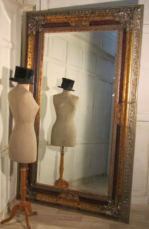 A Very Large Decorative Wall Mirror