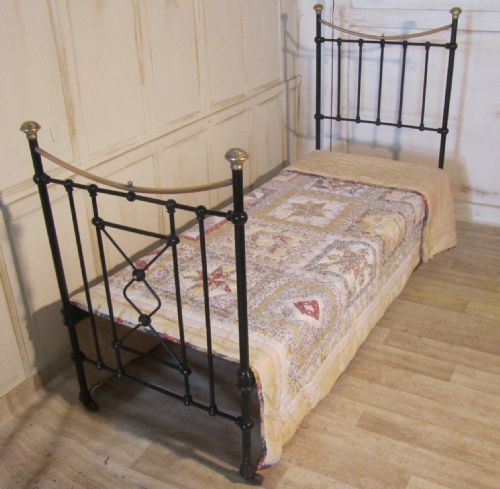 Victorian Brass and Iron Single Bed