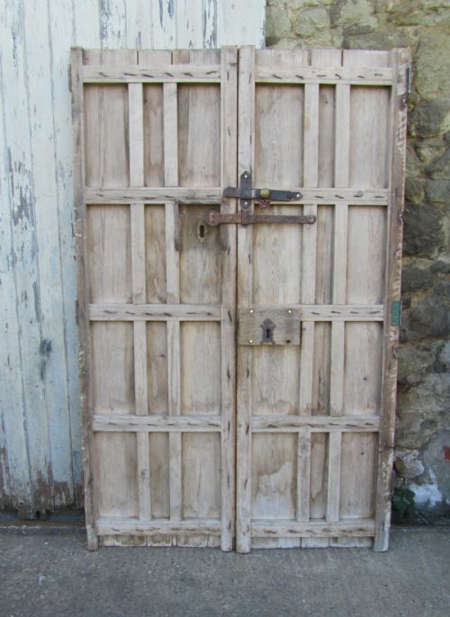fig 1. A Pair of Original 19th Century Spanish Doors or Double Door